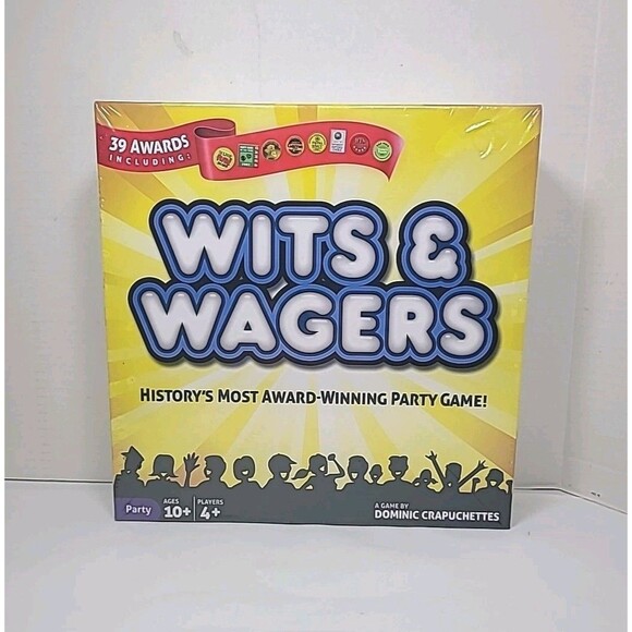 WITS & WAGERS 2013 Party Board Game (Brand New | NIB | Factory Sealed) - Picture 1 of 4